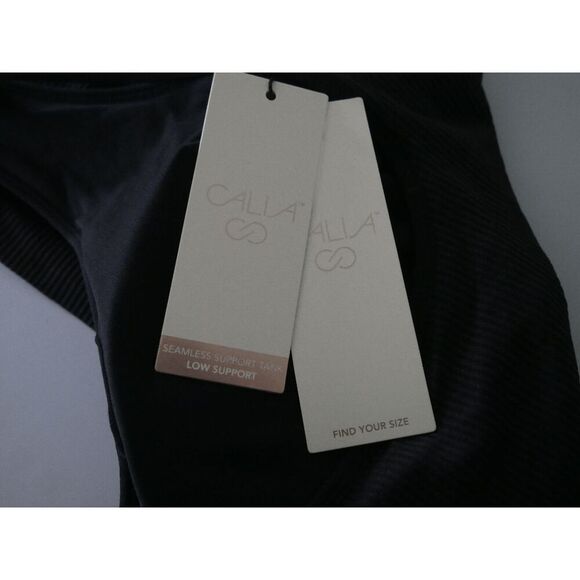 CALIA Women’s Seamless Brami Racerback Sports Bra Tank Top Black 1X - Picture 9 of 10